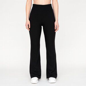 Athleta Ribbed Flare Leg Pants Leggings Size XS